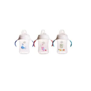 Cana cu Manere si Cioc de Silicon 6+ Luni, Baby, 300ml, Minut