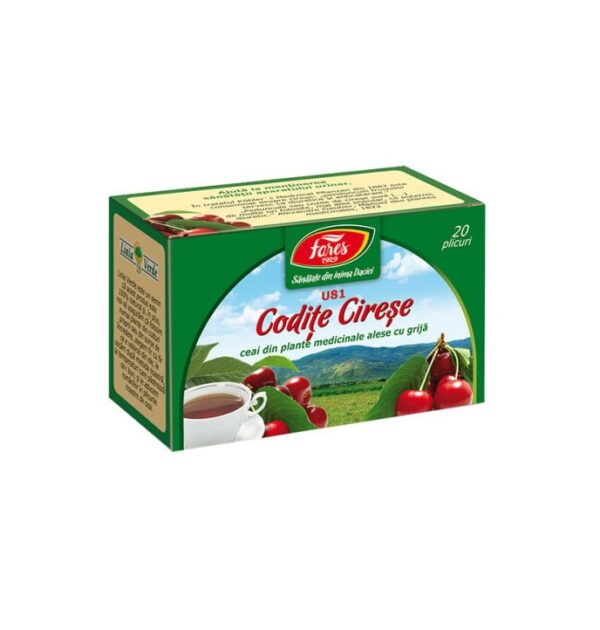 Ceai Codite de Cirese U81, 20 Plicuri, Fares