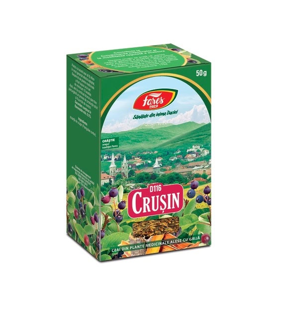 Ceai Crusin Scoarta D 116, 50 g, Fares