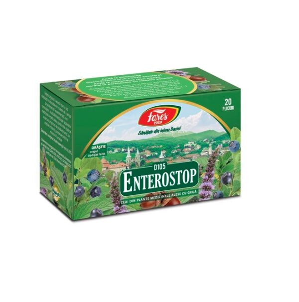 Ceai Enterostop, D105, 20 Plicuri, Fares