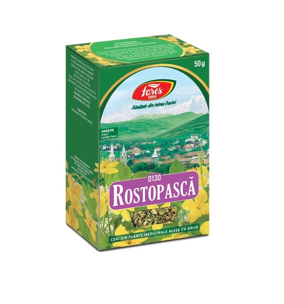 Ceai Rostopasca Iarba D 130, 50 g, Fares