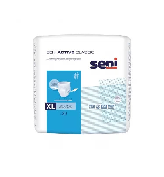 Chilot Elastic Absorbant Active Classic, Extra Large, 30 Bucati, Seni