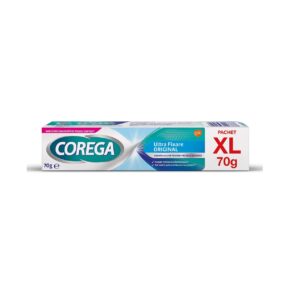 Crema Adeziva Corega pentru Proteza Dentara Ultra Fixare Original, 70g, Haleon