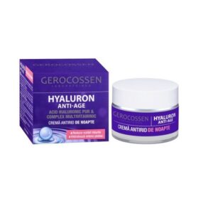 Crema Antirid de Noapte Hyaluron cu Acid Hialuronic Pur, 50 ml, Gerocossen