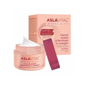 Crema Antirid si Fermitate cu Colagen MineralActiv, 50 ml, AslaVital