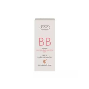 Crema BB cu SPF 15 Nuanta Dark pentru Ten Normal Uscat, 50 ml, Ziaja