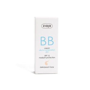 Crema BB pentru Ten Gras si Mixt SPF 15, Dark, 50ml, Ziaja