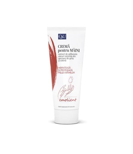 Crema Emolienta pentru Maini Q4U, 50ml, Tis Farmaceutic
