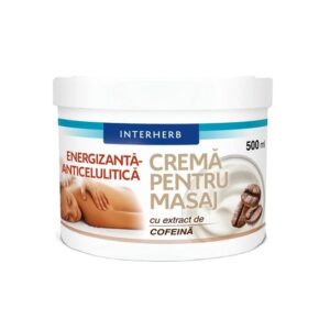 Crema Energizanta Anticelulitica pentru Masaj, 500 ml, Interherb