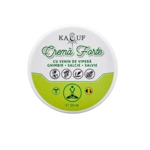 Crema Forte cu Venin de Vipera, Ghimbir, Salcie si Salvie, 50 ml, Kasuf