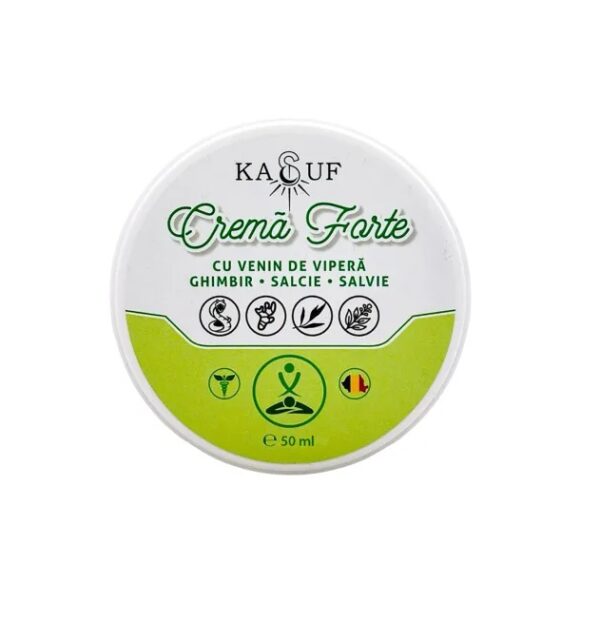 crema-forte-cu-venin-de-vipera-ghimbir-salcie-si-salvie-50-ml-kasuf-O39508-farmacia-morpheus Crema Forte cu Venin de Vipera, Ghimbir, Salcie si Salvie, 50 ml, Kasuf