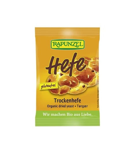 Drojdie Uscata Activa Fara Gluten Bio, 9g, Rapunzel