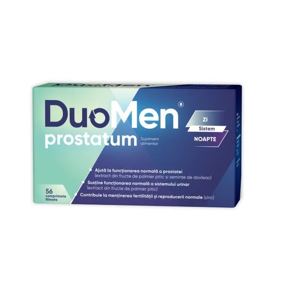 duomen-prostatum-56-comprimate-filmate-zdrovit-O40587-farmacia-morpheus DuoMen Prostatum, 56 Comprimate Filmate, Zdrovit