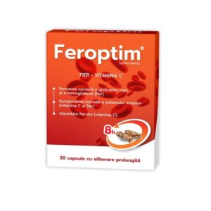 Feroptim Retard, 30 Capsule cu Eliberare Prelungita, Zdrovit