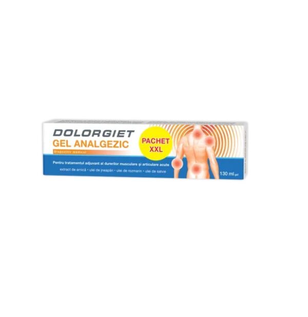 Gel Analgezic Dolorgiet, 130 ml, Zdrovit