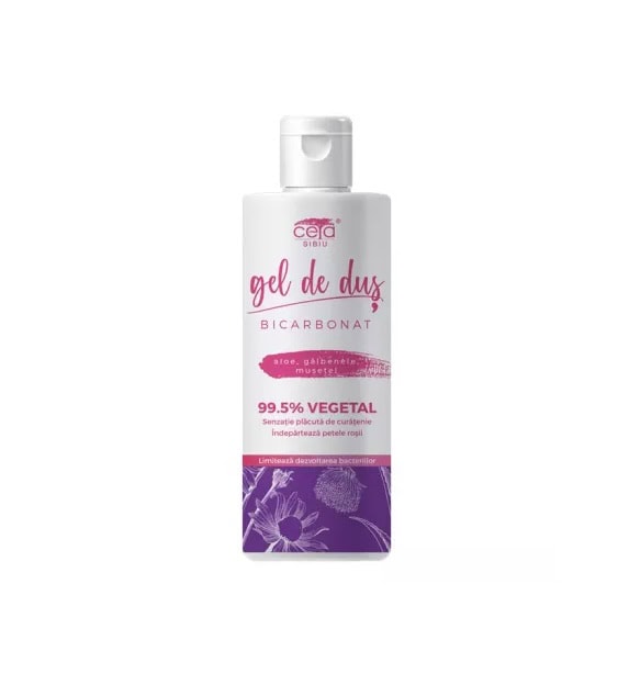 gel-de-dus-99-5-vegetala-cu-bicarbonat-aloe-galbenele-musetel-200-ml-ceta-sibiu-O23790-farmacia-morpheus Gel de Dus 99.5% Vegetala cu Bicarbonat, Aloe, Galbenele, Musetel, 200 ml, Ceta Sibiu