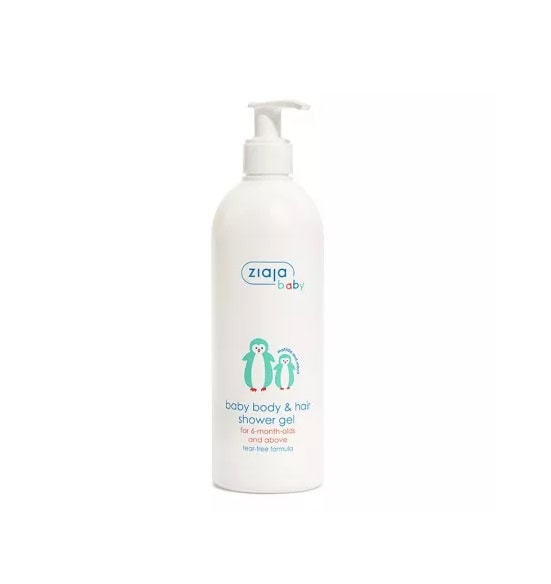 Gel de Dus Par si Corp pentru Copii, 6 Luni+, 400 ml, Ziaja Baby