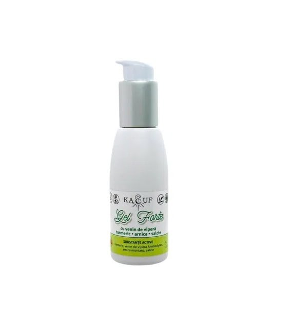 Gel Forte cu Turmeric, Arnica, Salcie si Venin de Vipera, 100 ml, Kasuf