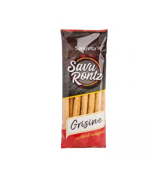 Grisine Simple cu Faina Integrala, 50 g, SanoVita