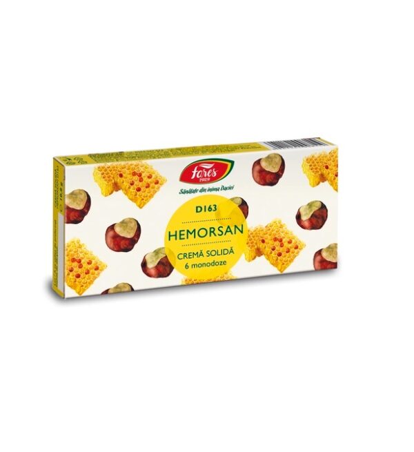 Hemorsan Crema Solida, 6 Monodoze, Fares