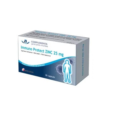ImmunoProtect Zinc 25 mg, 30 Capsule, Slavia