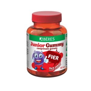 Jeleuri cu Fier si cu Gust de Struguri Fier Junior Gummy, 30 Jeleuri, Beres