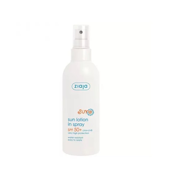 Lotiune Spray Rezistenta la Apa SPF 50, 170 ml, Ziaja