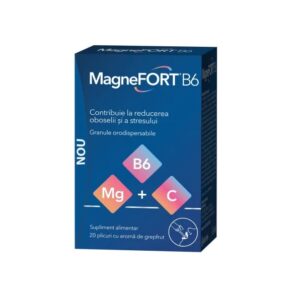 Magnefort B6, 20 Plicuri, Biofarm