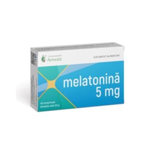 Melatonina, 5 mg, 40 Comprimate, Remedia