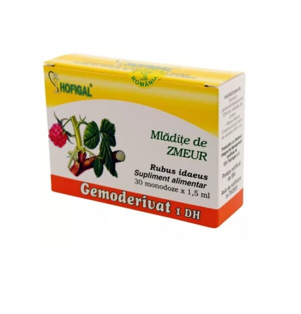 Mladite de Zmeur Gemoderivat, 30 Monodoze, Hofigal