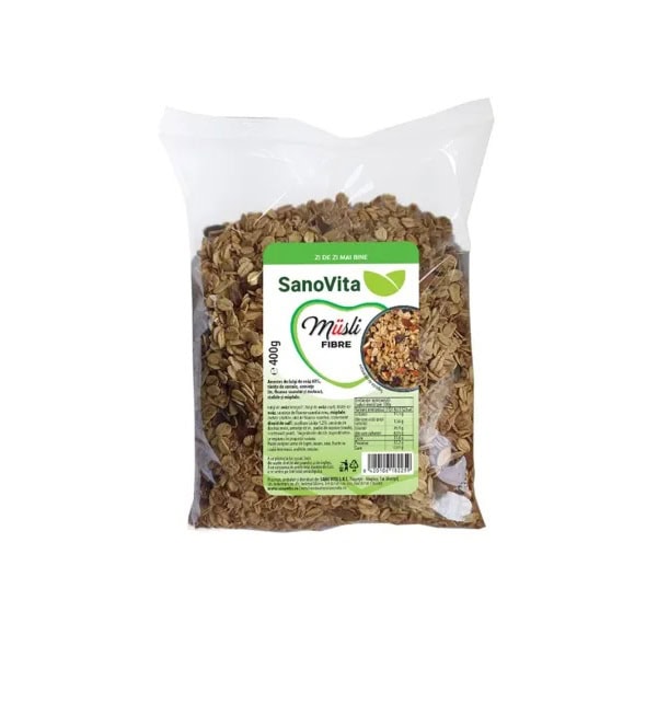 Musli cu Fibre, 400 g, Sanovita