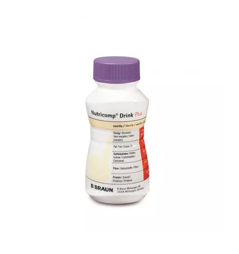 Nutricomp Drink Plus cu Vanilie, 200 ml, B Braun