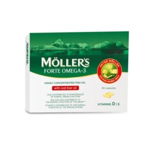 Omega 3 Forte, 30 Capsule, Moller's