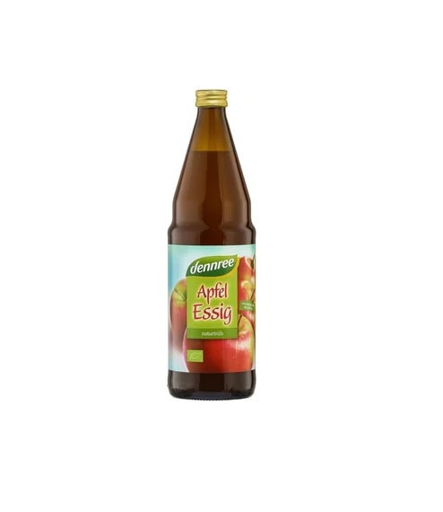 Otet de Mere Ecologic Nefiltrat, 750ml, Dennree Biogama