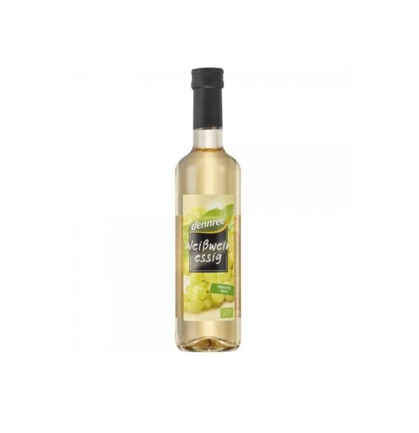 otet-din-vin-alb-eco-bio-500ml-dennree-O40361-farmacia-morpheus Otet din Vin Alb, Eco-Bio, 500ml, Dennree Biogama