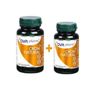 Pachet Crom Natural 60 + 30 Capsule, DVR Pharm