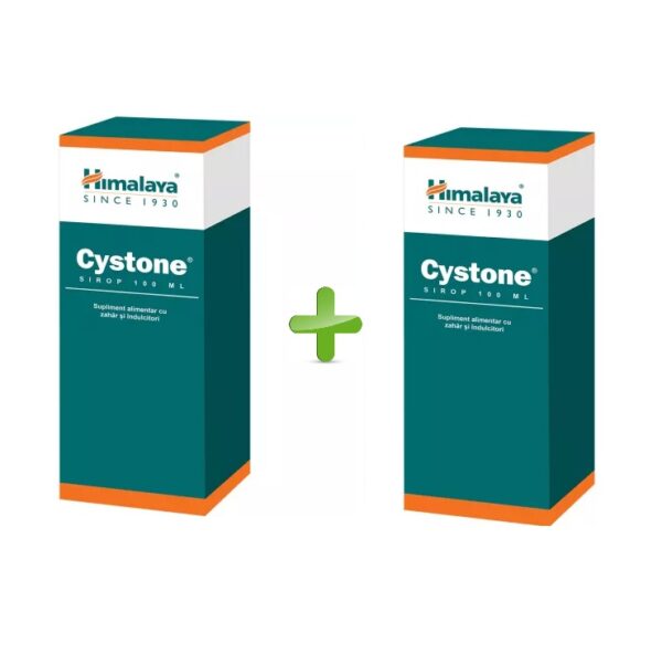 Pachet Cystone Sirop, 100 ml + 100 ml, Himalaya