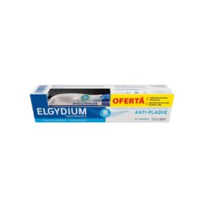 Pachet Pasta de Dinti Antiplaca 75 ml + Periuta de Dinti Clinix M, Elgydium
