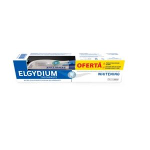 Pachet Pasta de Dinti pentru Albire 75 ml + Periuta de Dinti M, Elgydium