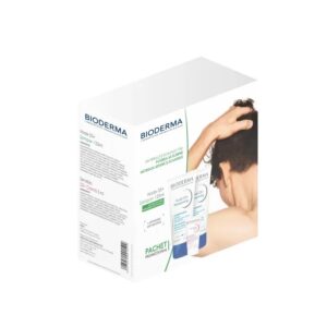 Pachet Sampon Node DS+, 2 x 125 ml + Crema Sensibio DS, 5 ml, Bioderma