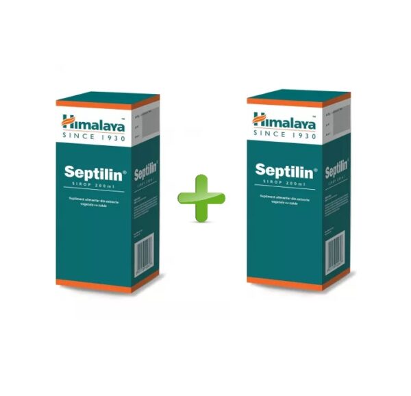 Pachet Sirop pentru Imunitate Septilin, 200 + 200 ml, Himalaya