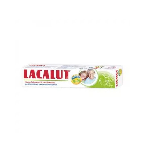Pasta de Dinti Lacalut Kids, 4-8 Ani, 50 ml, Theiss Naturwaren