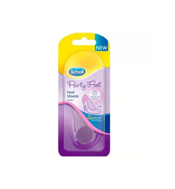 Pernite din Gel Transparent Party Feet Heel Shields, 1 Pereche, Scholl