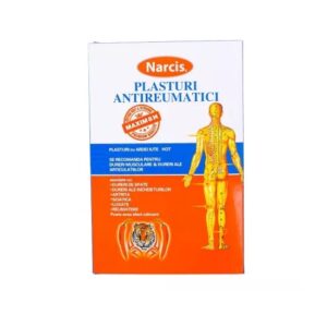 Plasture Antireumatic cu Ardei Iute, 6 cm x 9 cm, 1 Bucata, Narcis