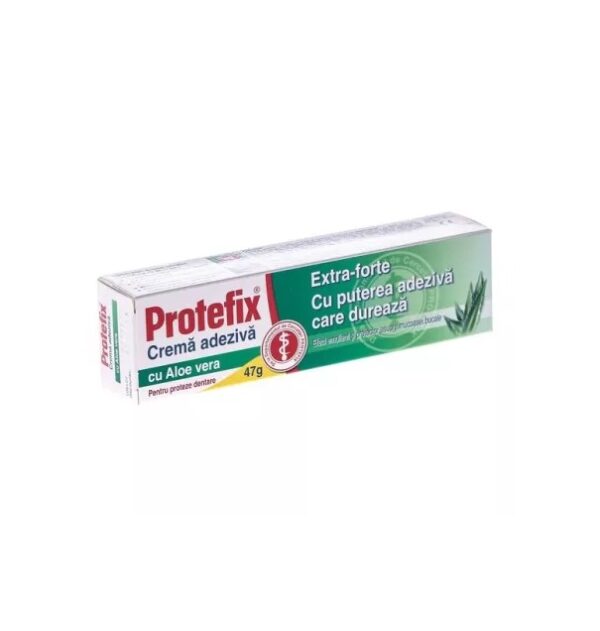 Protefix Extra-Forte Crema Adeziva cu Aloe Vera, 47 g, Queisser Pharma