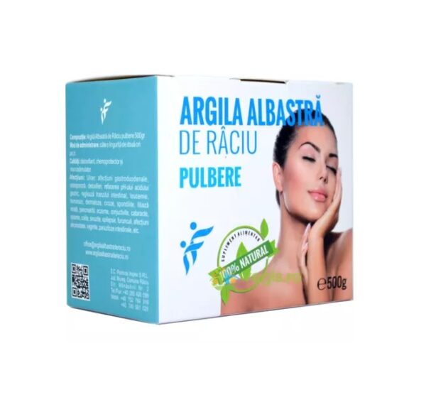 pulbere-de-argila-albastra-de-raciu-500-g-romcos-O25427-farmacia-morpheus Pulbere de Argila Albastra de Raciu, 500 g, Romcos
