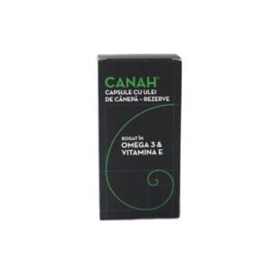 Rezerve Capsule cu Ulei de Canepa, 90 Bucati, Canah