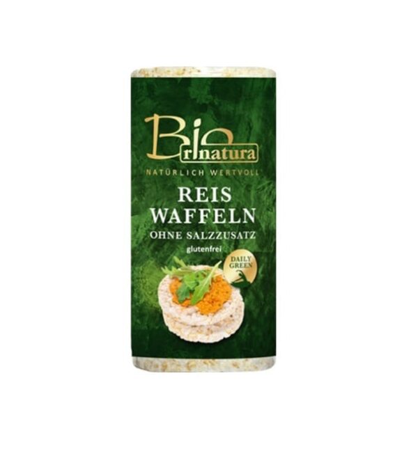 Rondele de Orez Expandat Fara Sare (Fara Gluten) BIO Rinatura, 100 g, Depal