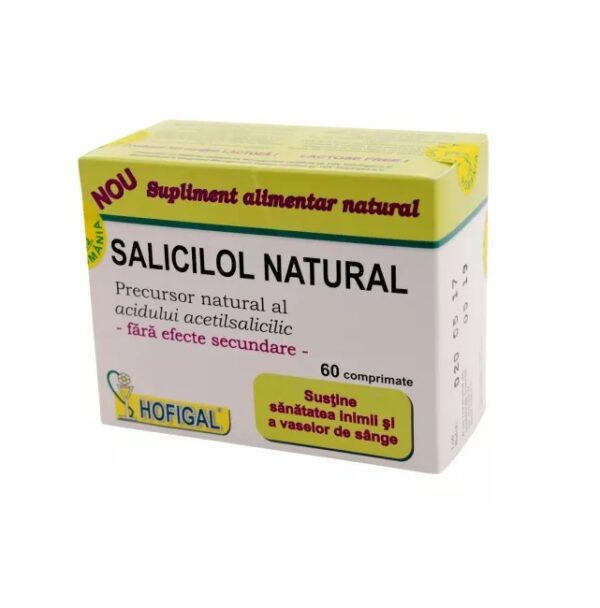 Salicilol Natural, 60 Tablete, Hofigal