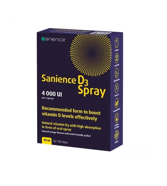 Sanience D3 Spray 4000UI, 50 ml, Sanience